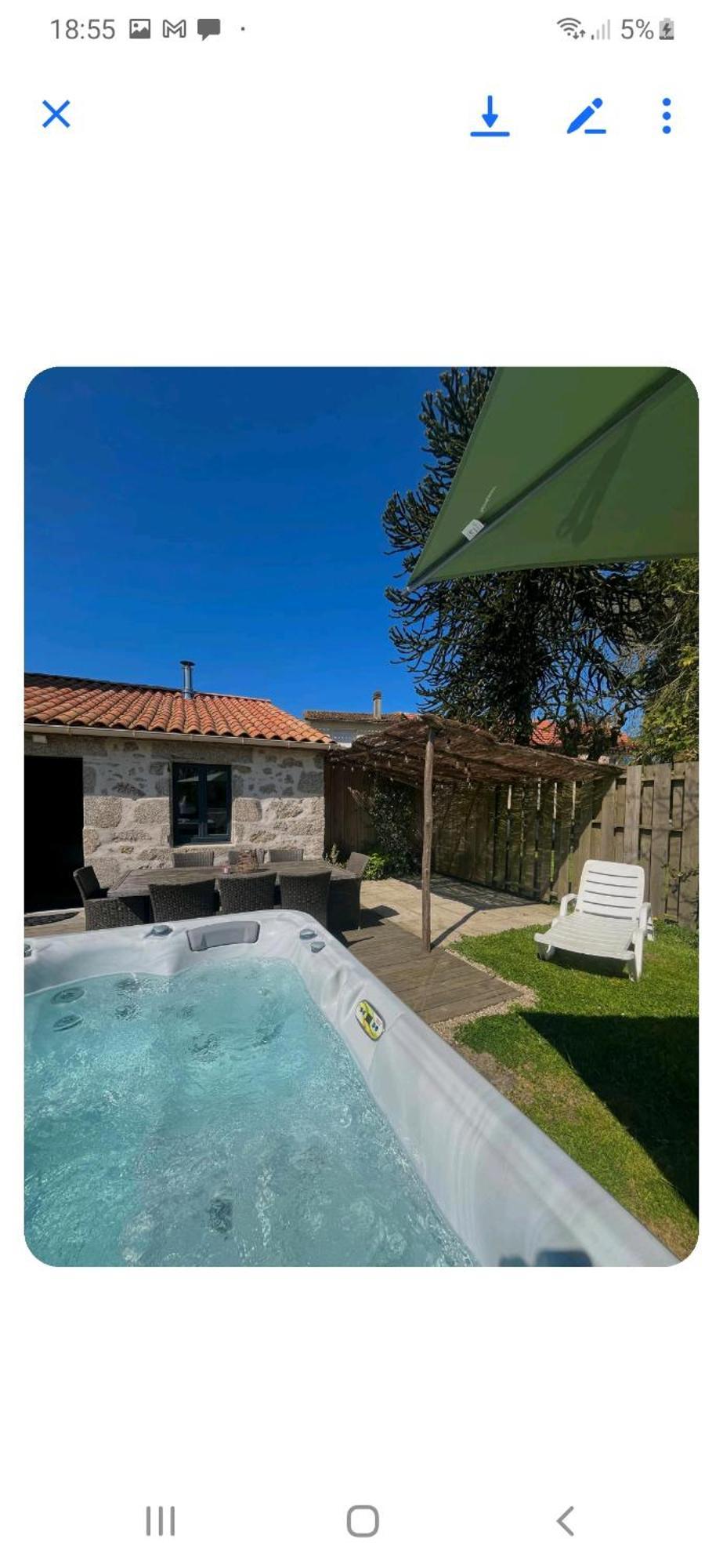 Вилла Loue Ancien Moulin A Vent Avec Piscine Et Jacuzzi Neuvy-Bouin Экстерьер фото